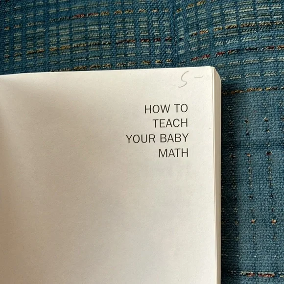 How To Teach Your Baby Math book - Picture 3 of 3